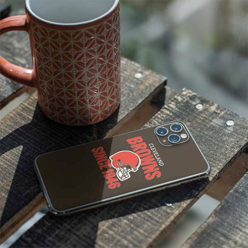 NFL Cleveland Browns Helmet iPhone 11 Pro Max Skin